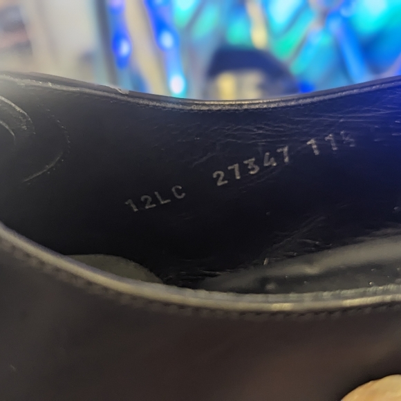 Men's Ferragamo cap toe dress shoe - Picture 7 of 7